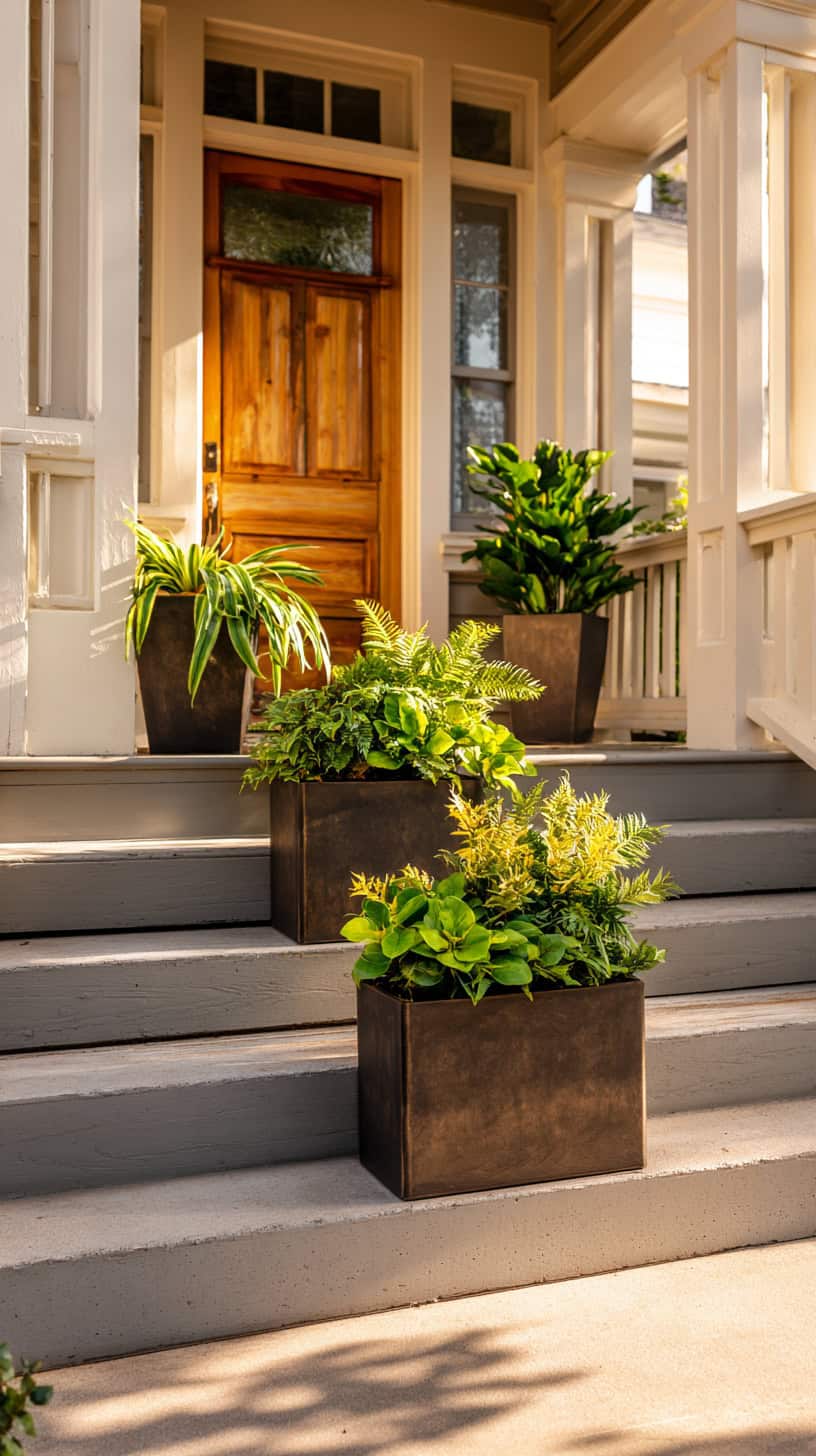 Top Trending Faux Planters for Front Porch Steps - Image 2