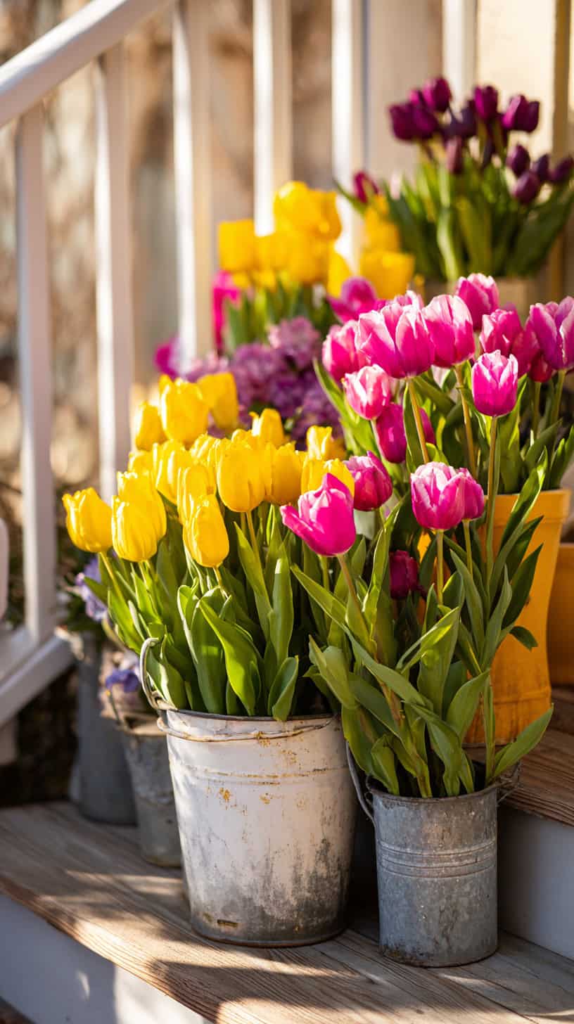 Tulip Flower Planters - Image 1