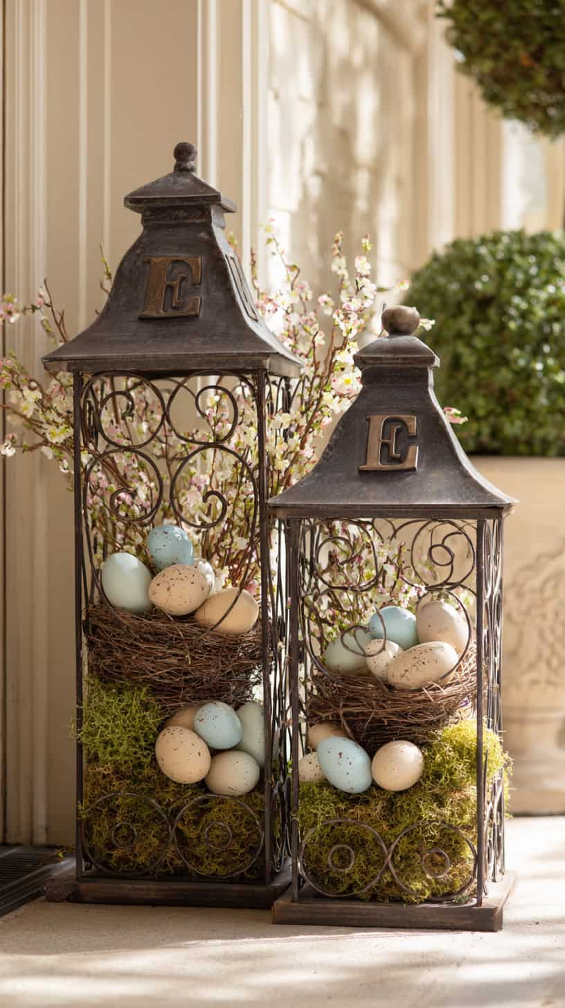 Urn Wire Lanterns - Image 1