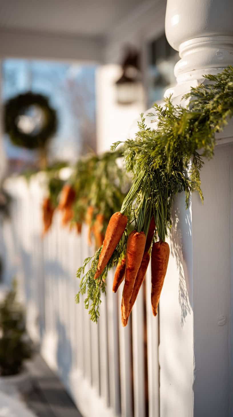 Velvet Carrot Garland - Image 1