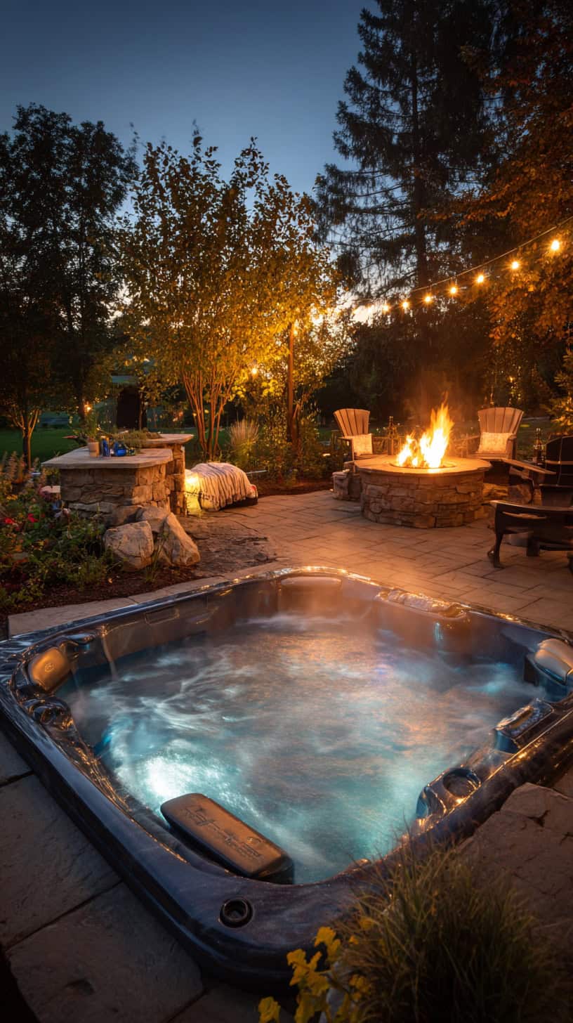 Why Every Mom Needs a Backyard With Jacuzzi And Fire Pit - Image 1