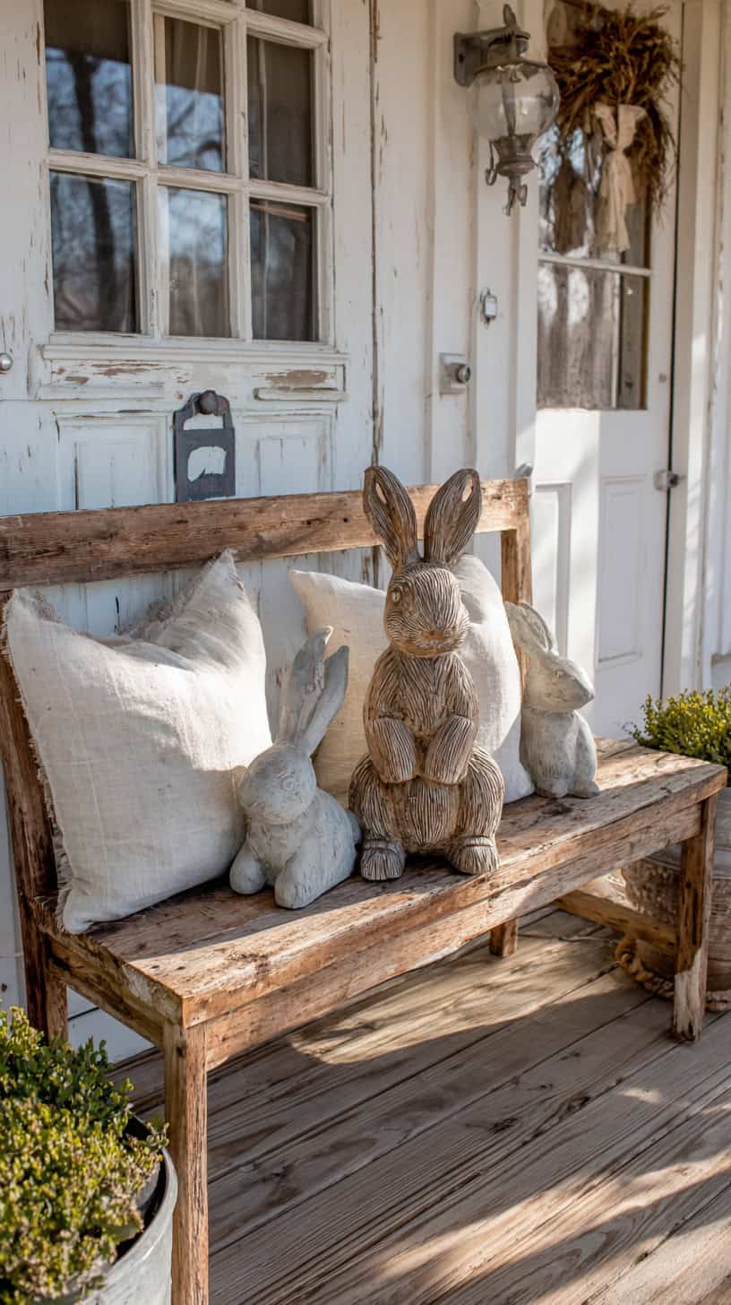 Why I Love Farmhouse Rabbit Porch Decor - Image 1