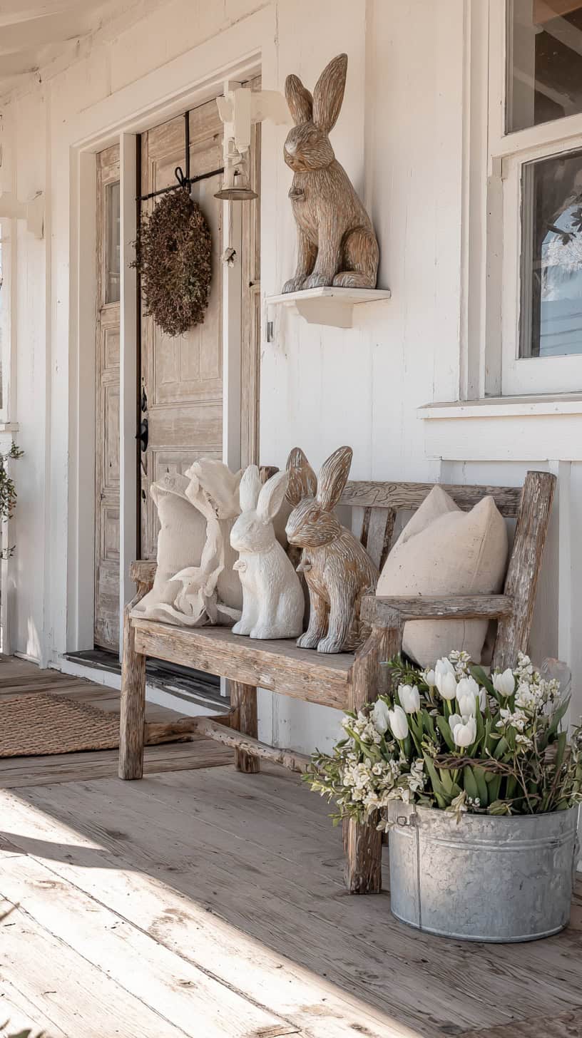 Why I Love Farmhouse Rabbit Porch Decor - Image 2