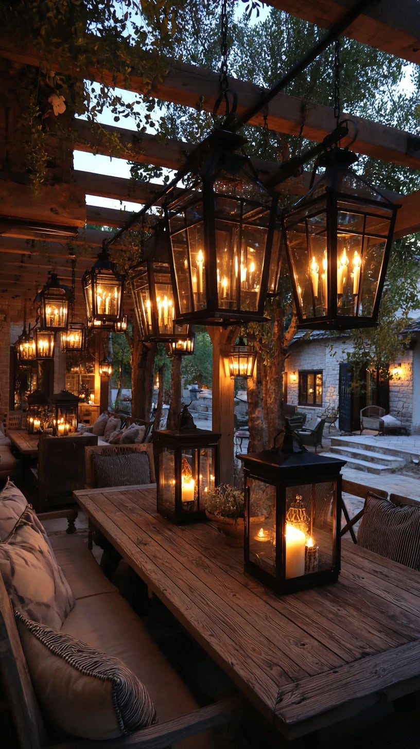 Back Porch Lantern Lighting - Image 1