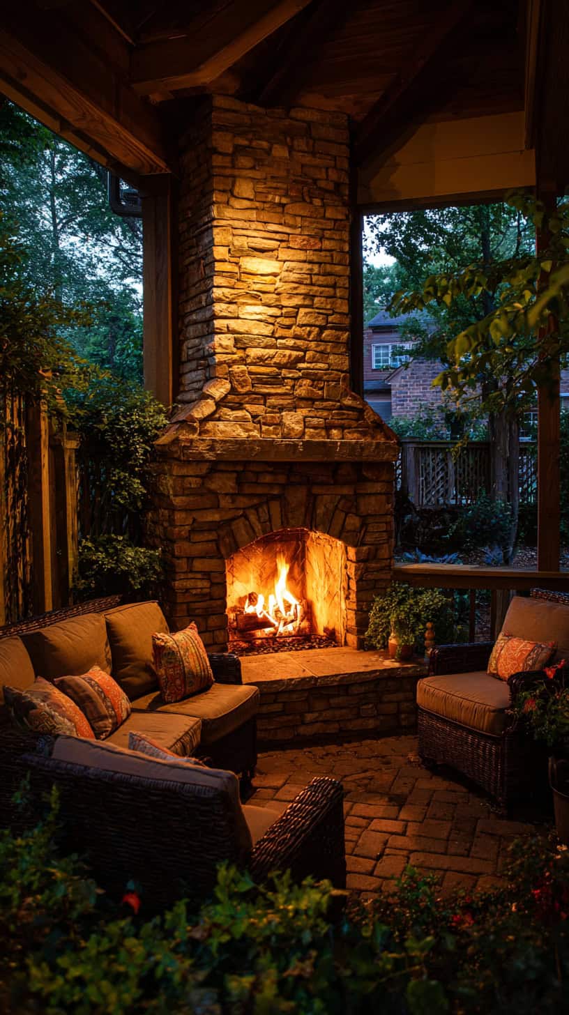 Back Porch with Fireplace Retreats - Image 2