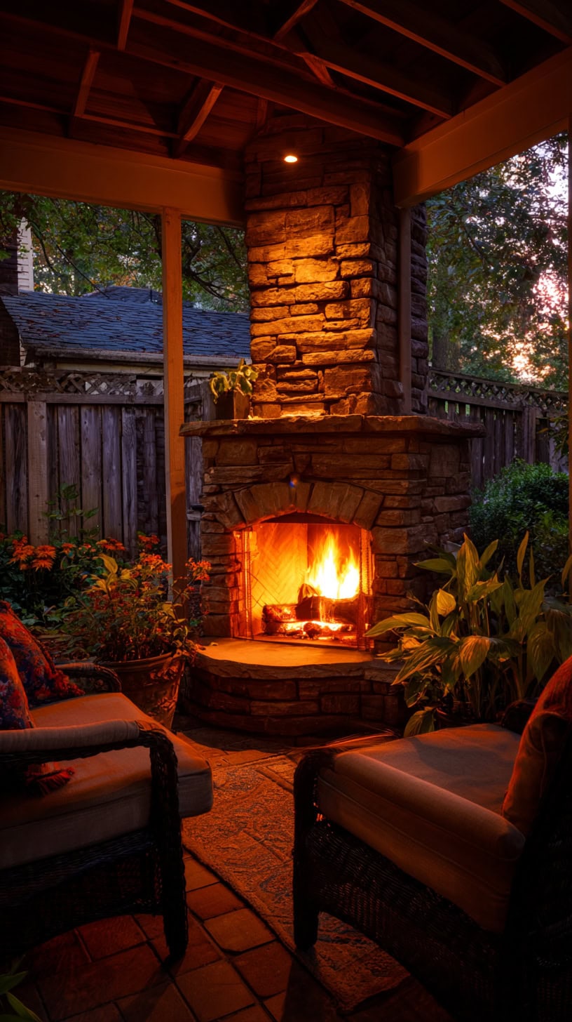 Back Porch with Fireplace Retreats - Image 1