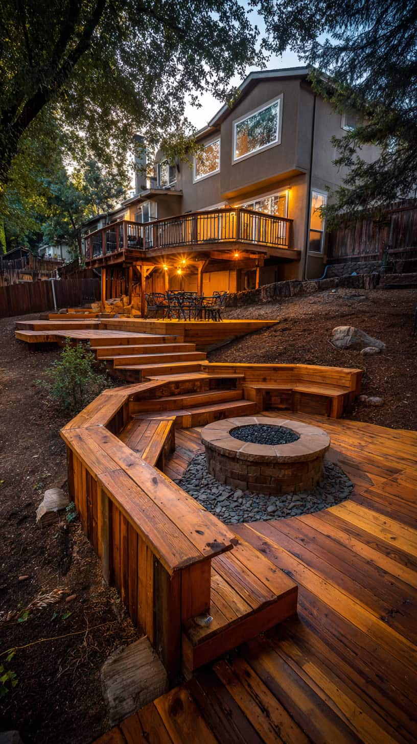 Backyard Fire Pit on Sloped Yard: Making It Work for Us - Image 1