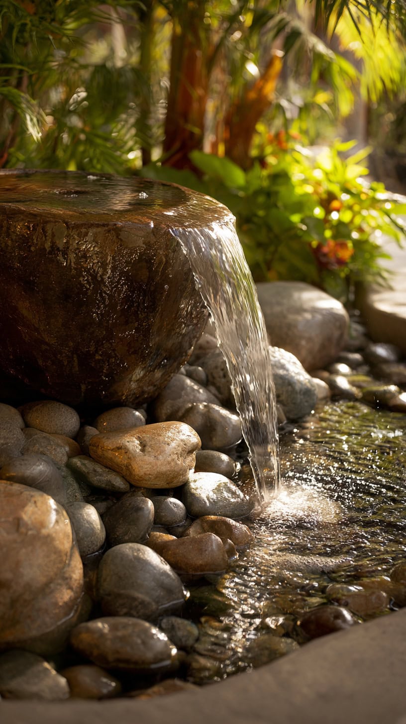 Bubbling Rock Fountain - Image 1