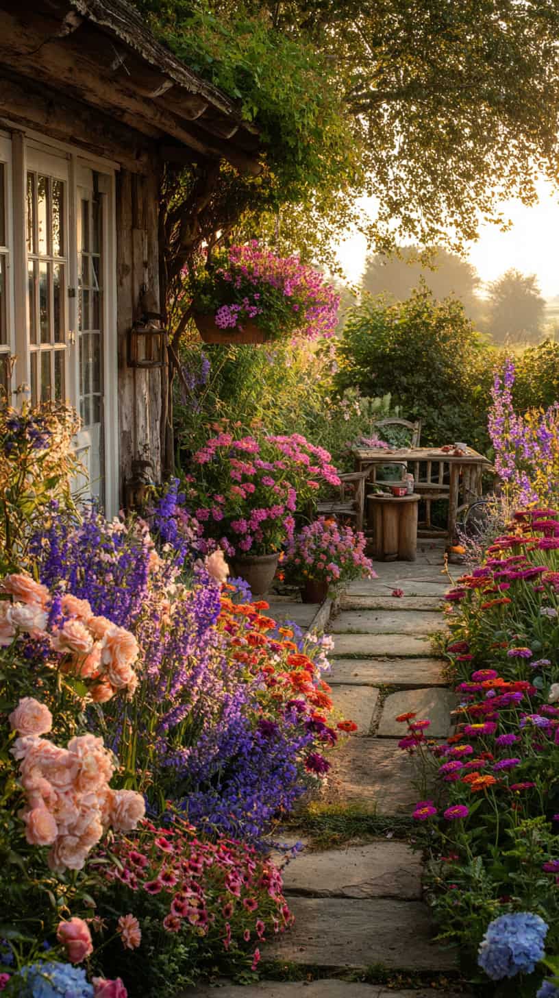 Charming Flower-Filled Borders - Image 1