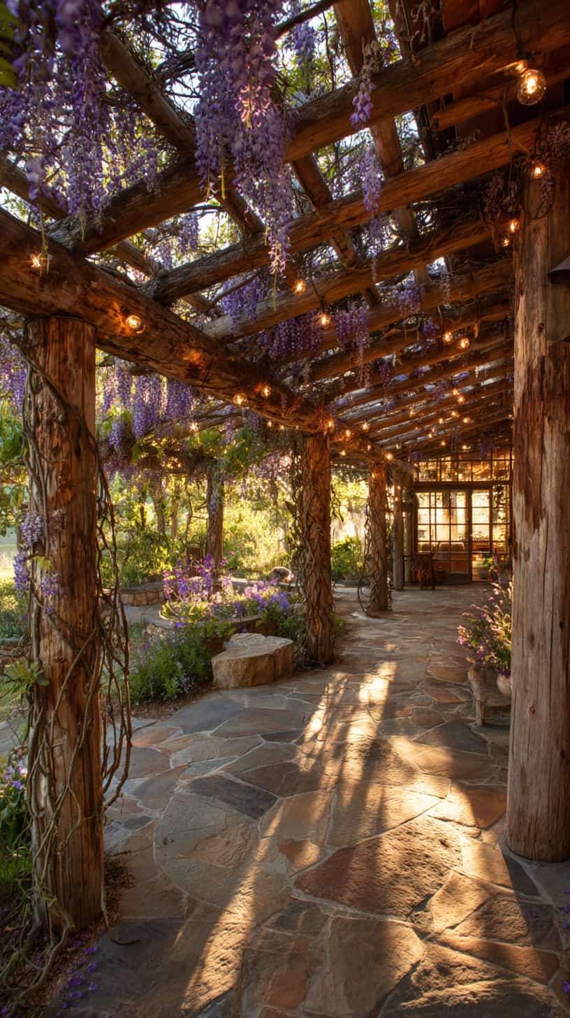 Classic Wooden Pergola Retreat - Image 2