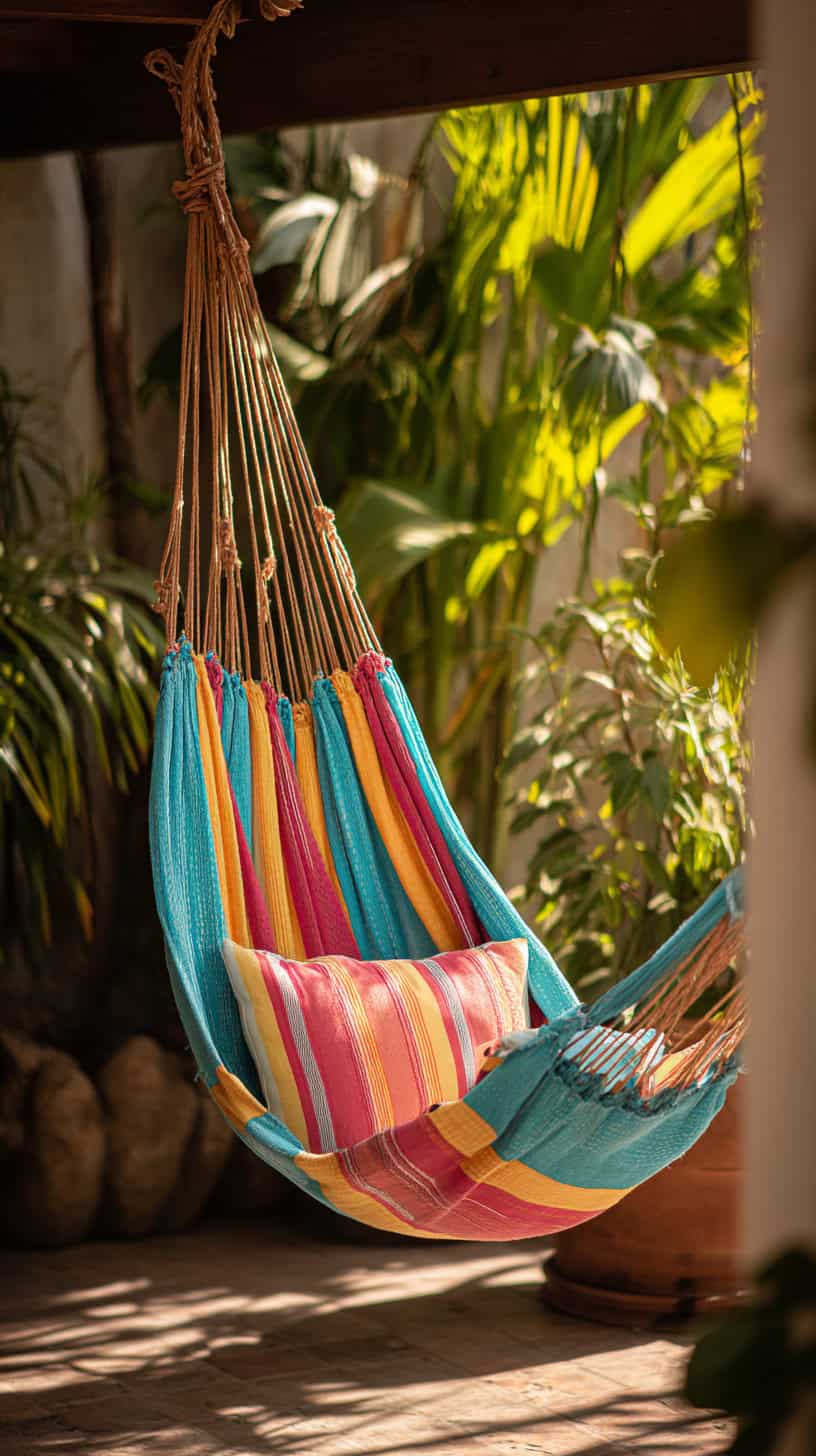 Colorful Hammock Swing - Image 1