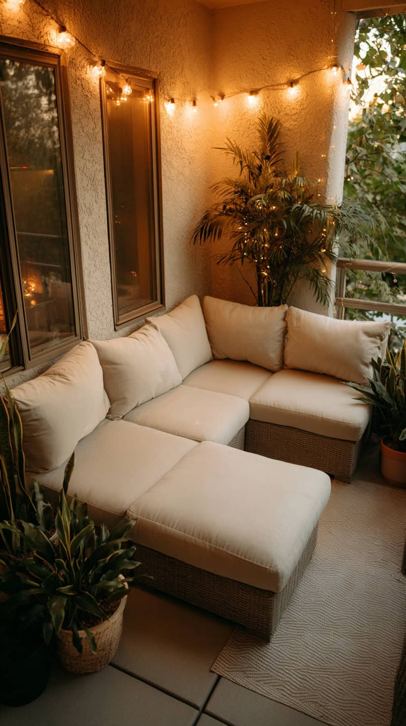Compact Sectional Sofa - Image 1