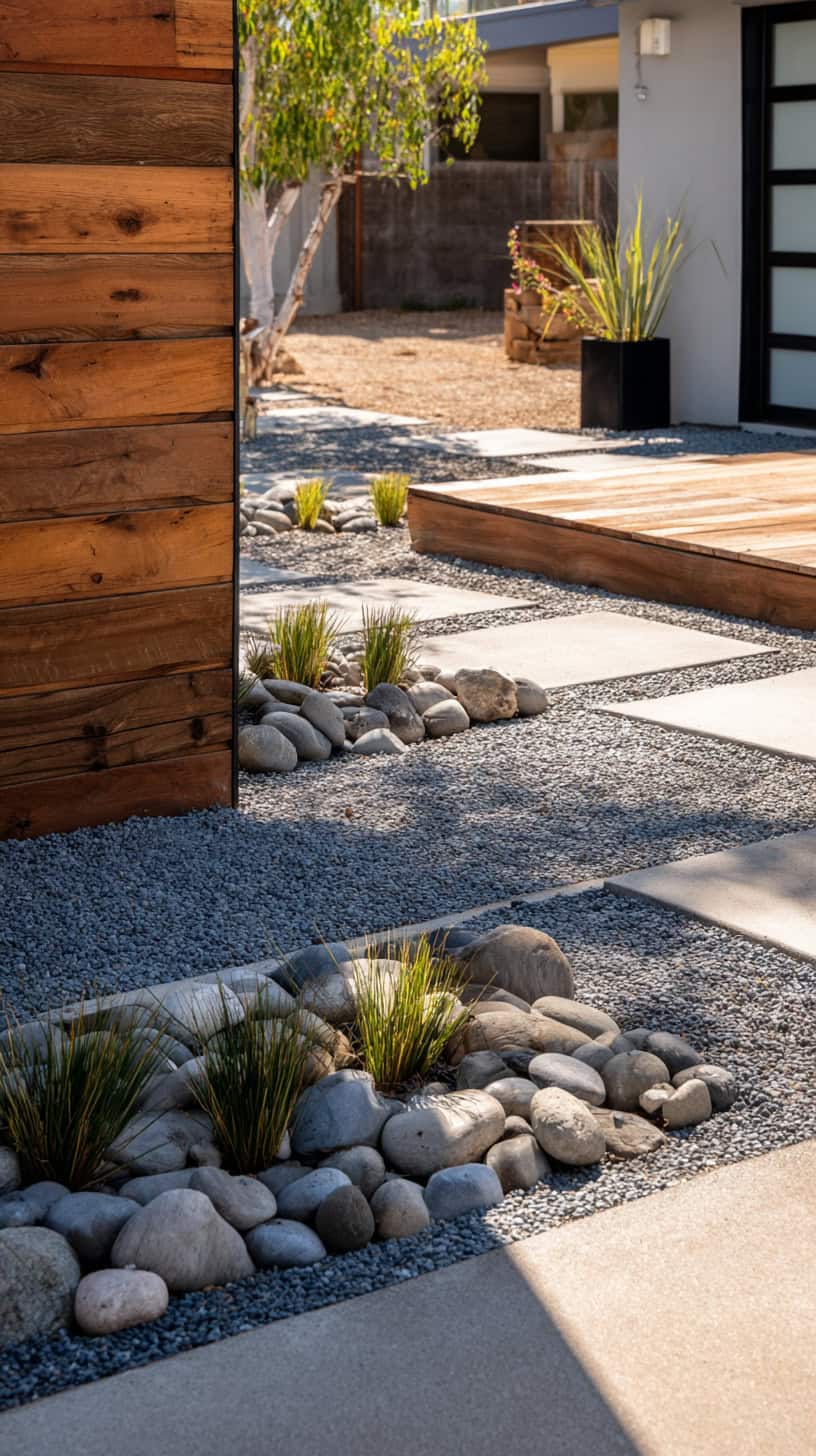 Contemporary Backyard Landscaping on a Mom Budget - Image 1