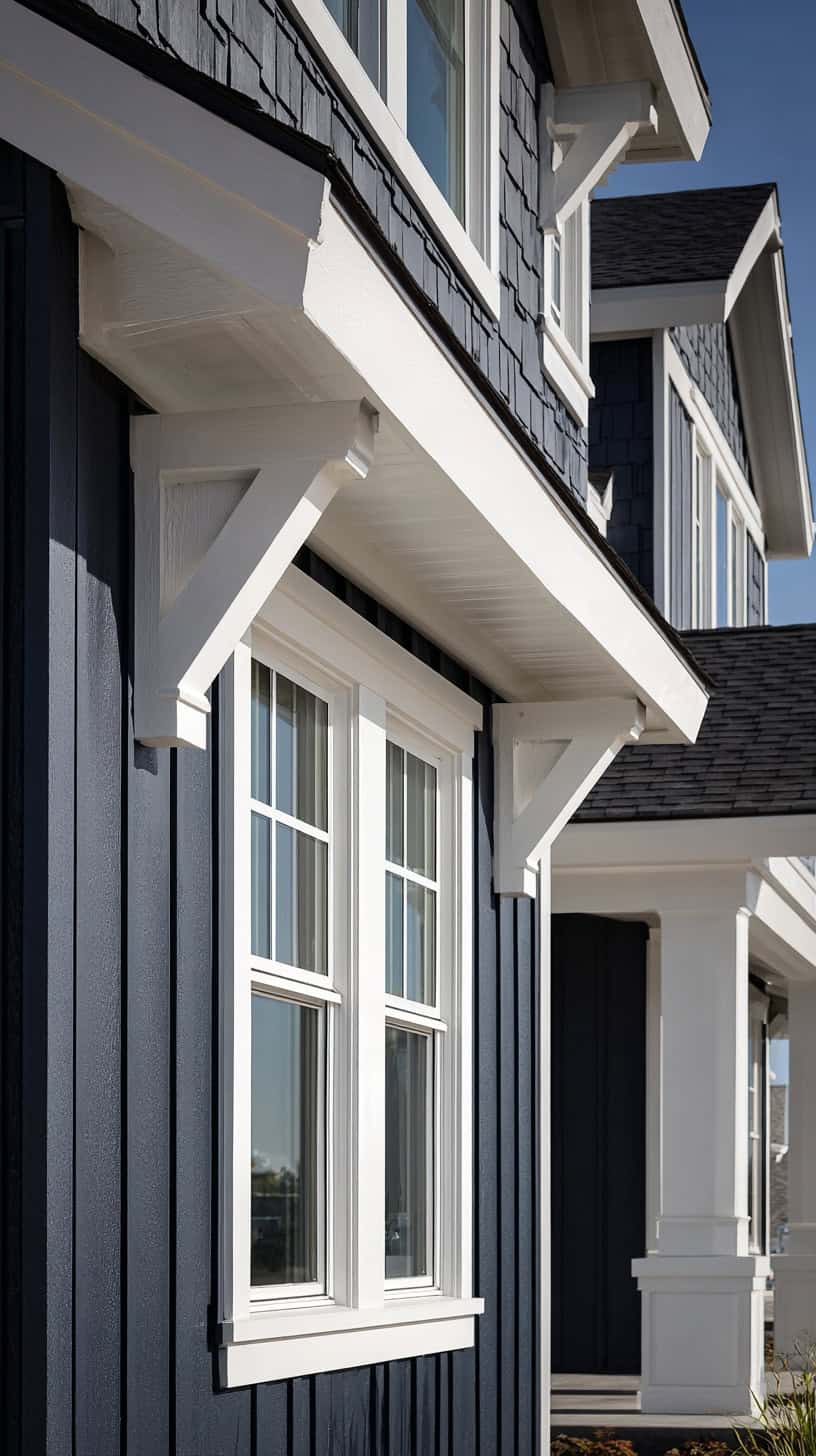 Contrasting White Wood Trim - Image 2