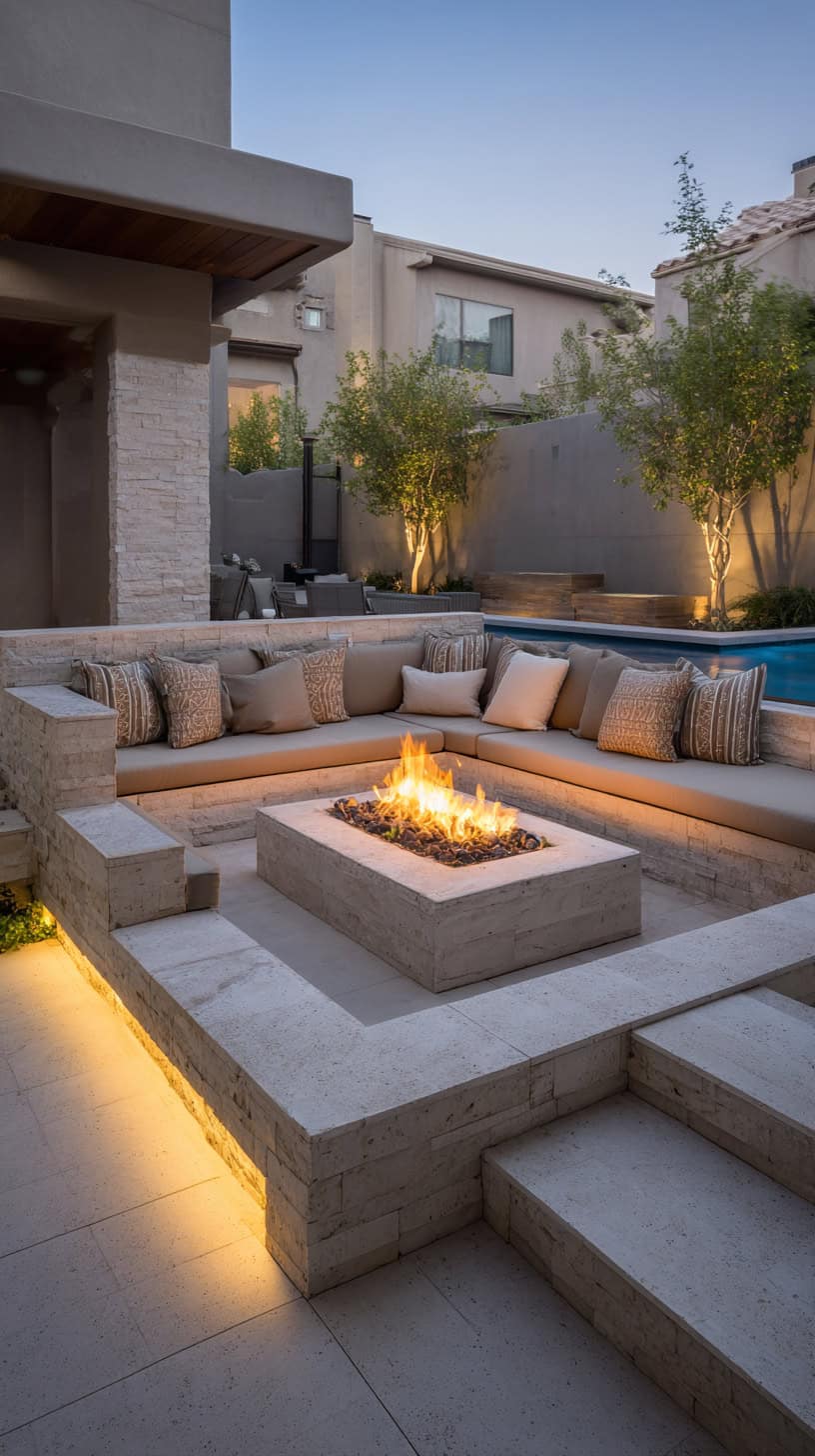 Cozy Sunken Seating Nook - Image 2