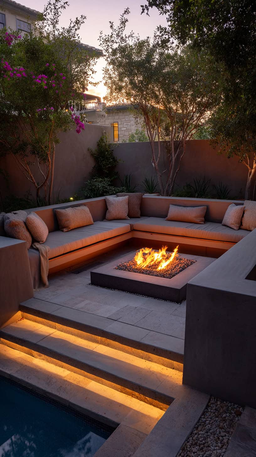 Cozy Sunken Seating Nook - Image 1