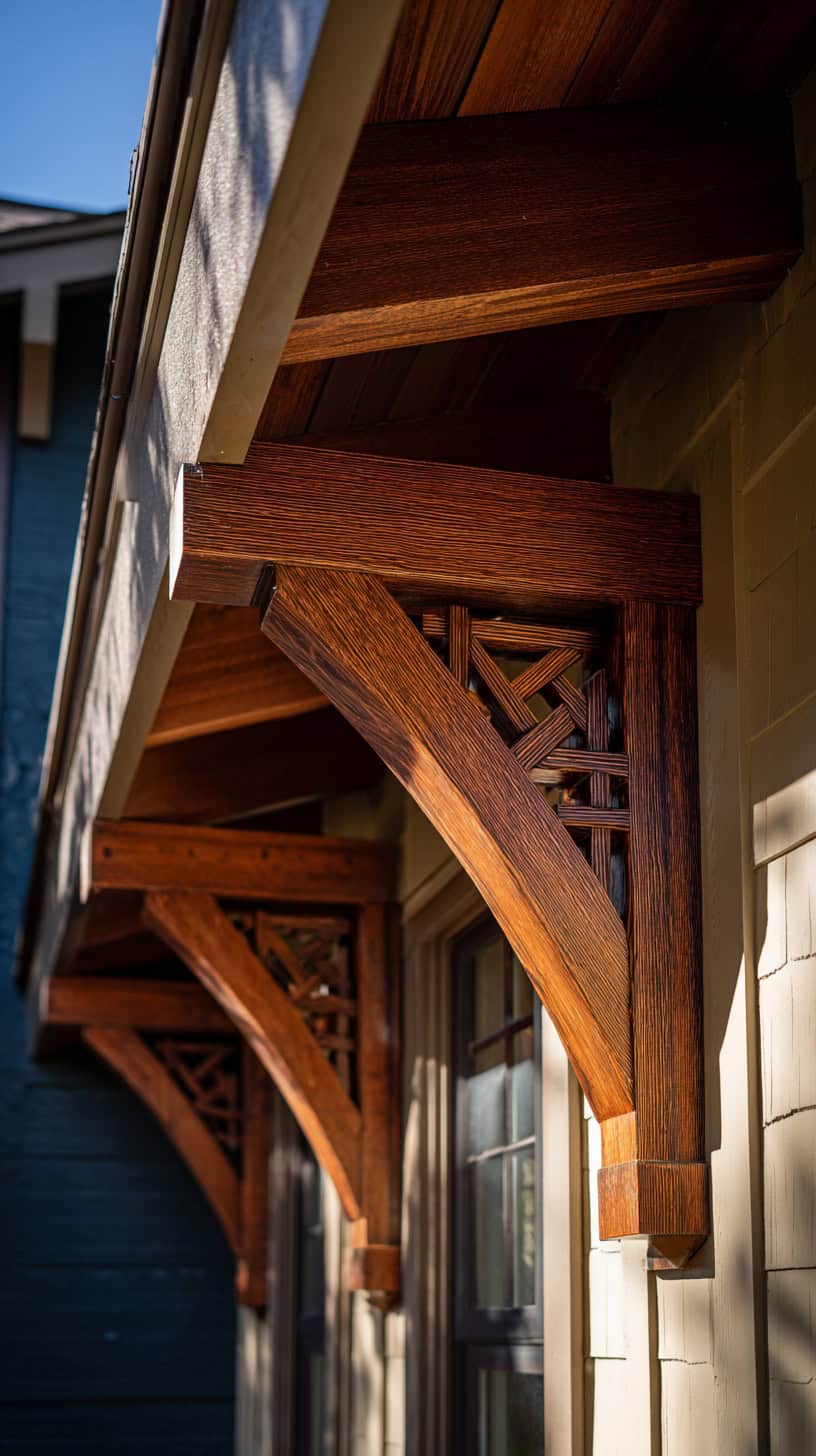 Craftsman Style Wood Brackets - Image 2
