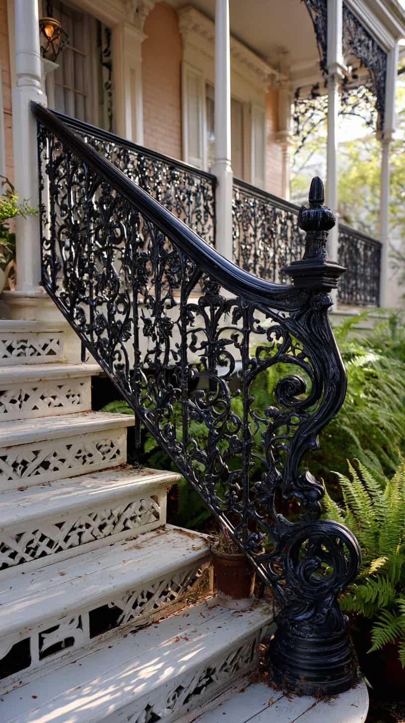 Elegant Outside Metal Railings - Image 1