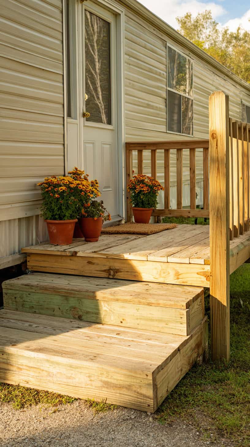 Entrance Front Deck Ideas on a Dime - Image 1