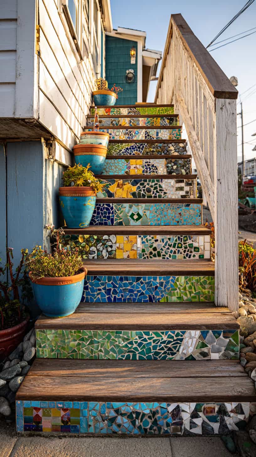 Entry Steps Outdoor Steps Ideas to Add Whimsical Family Charm - Image 2