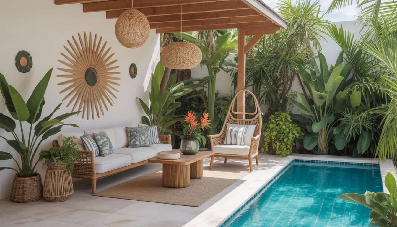 20 Tropical Patio Decorating Ideas for a Breezy Resort Style Vibe