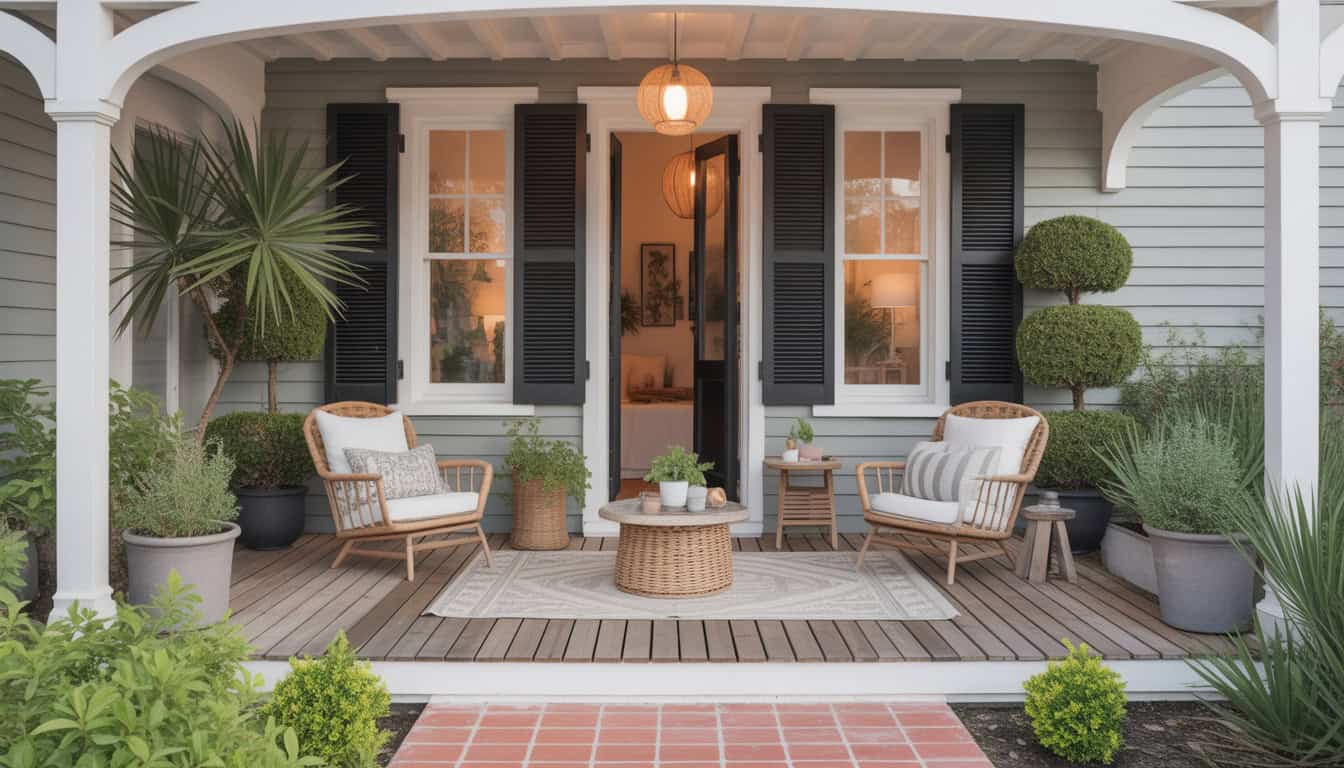 Patio Decorating Ideas Front Porch That Boost Curb Appeal Instantly