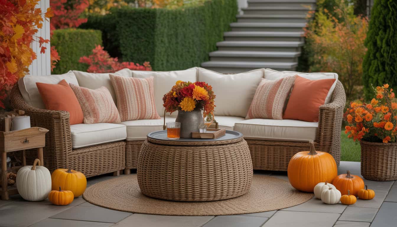 Fall Patio Decorating Ideas Cozy Touches for a Warm and Inviting Autumn Setup