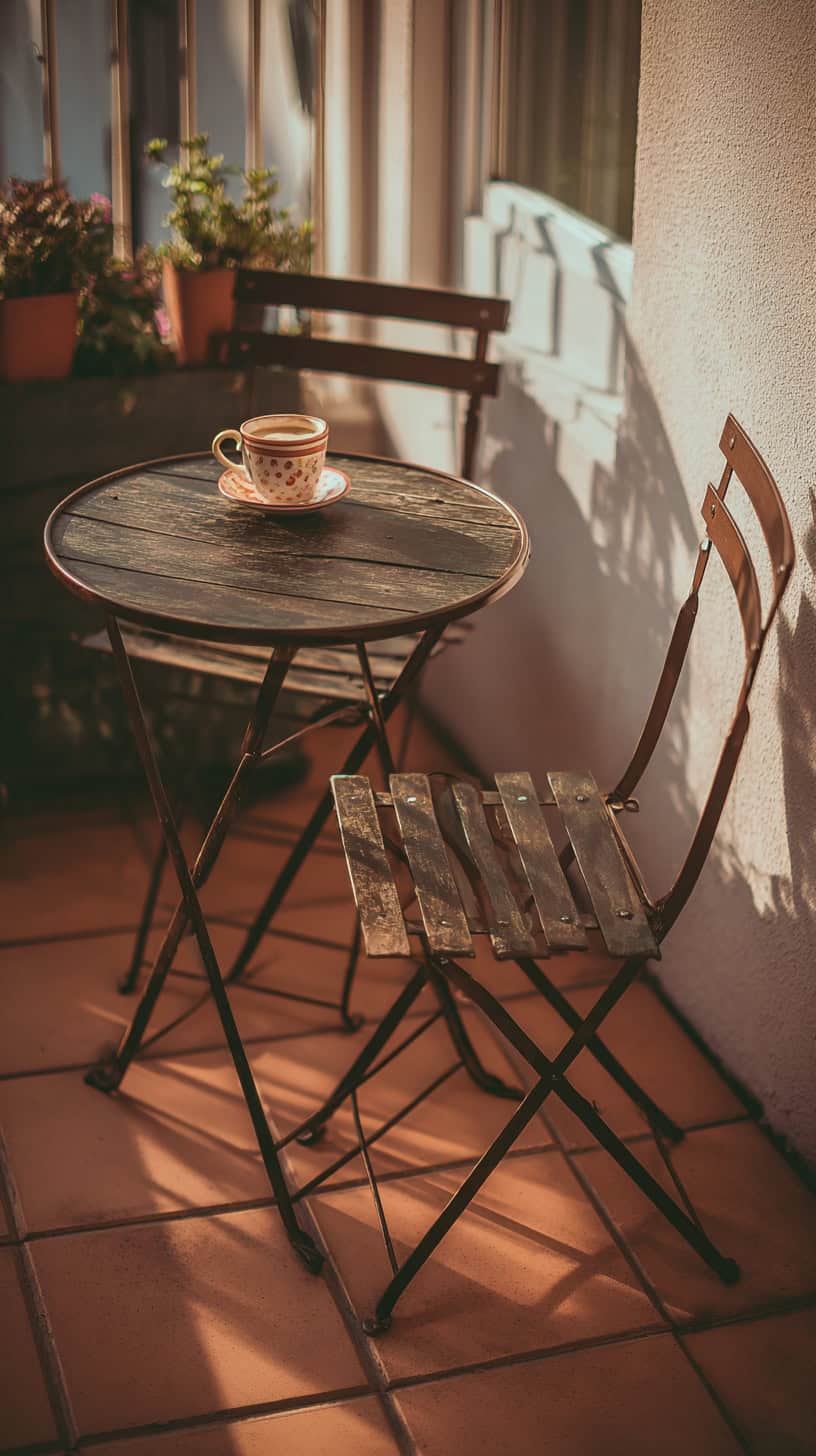 Foldable Bistro Set - Image 1