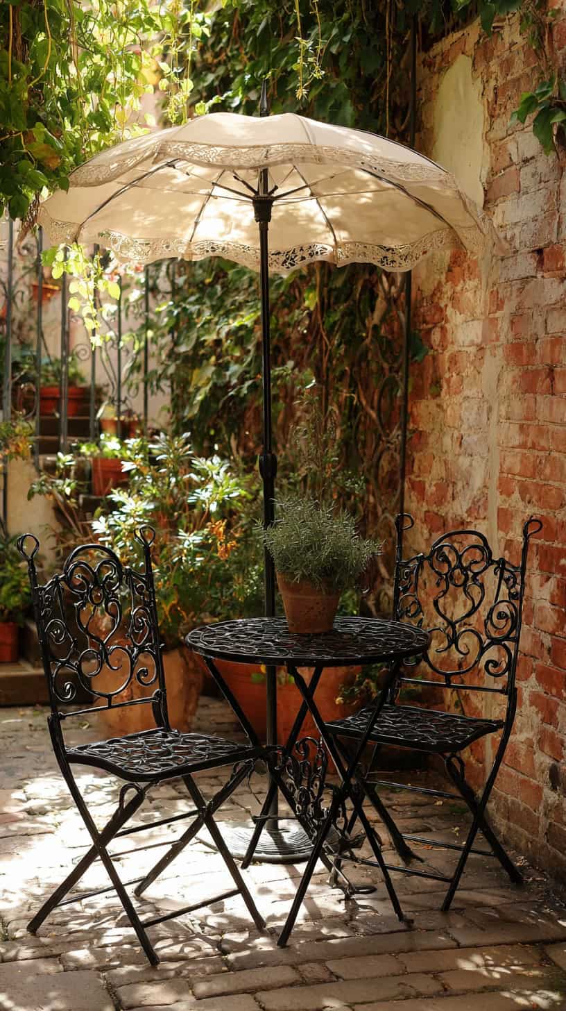 French Cafe Table - Image 2