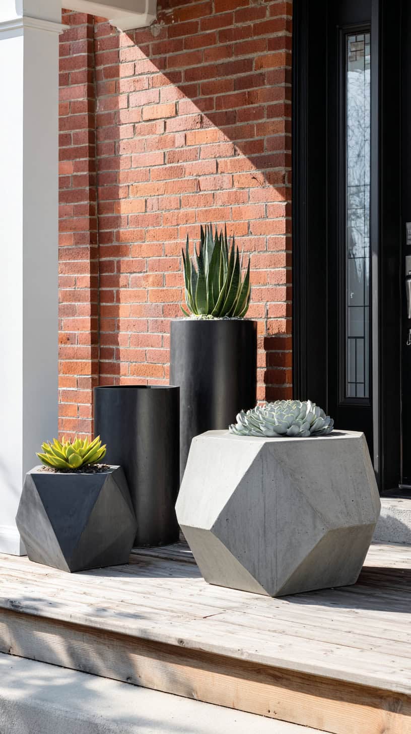 Geometric Sculptural Accents - Image 1