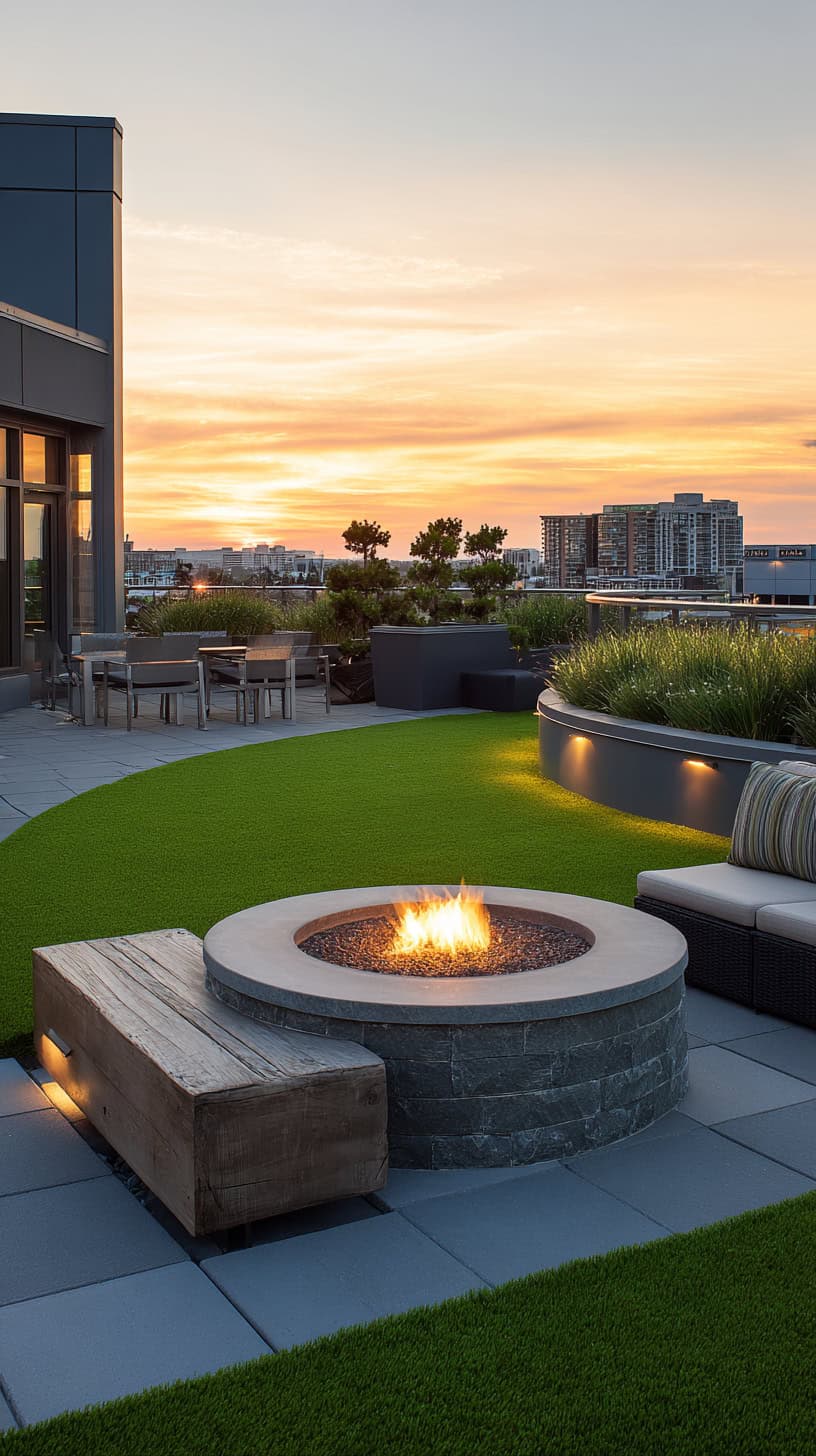 Grass Lawn Fire Terrace - Image 2