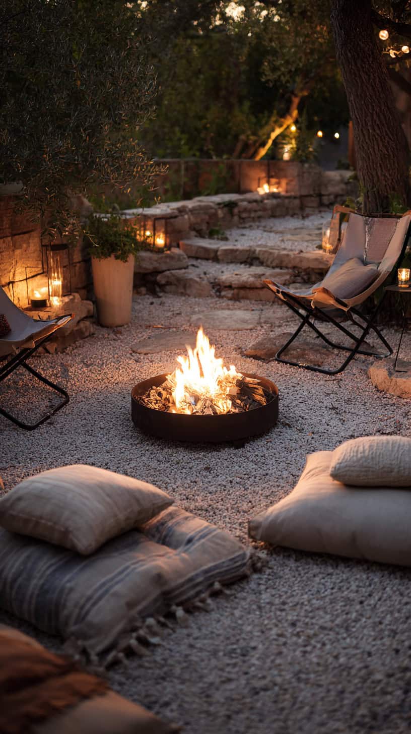 Gravel Fire Pit Area - Image 1