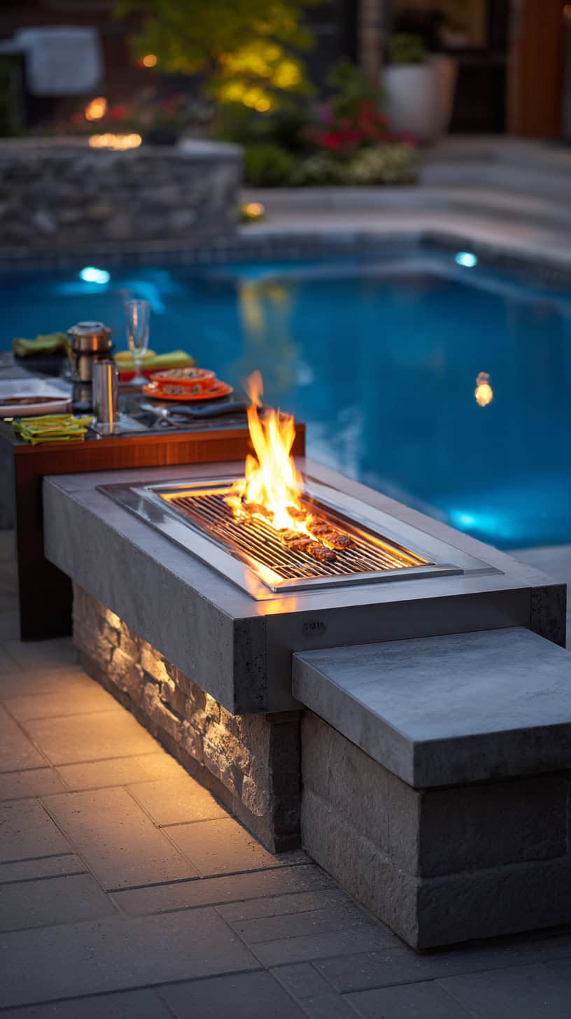 Grill-Ready Raised Fire Pit - Image 2