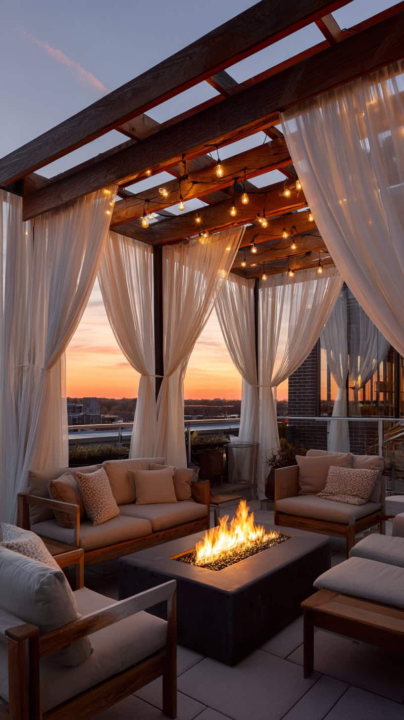 Luxury Rooftop Deck Pergola - Image 1
