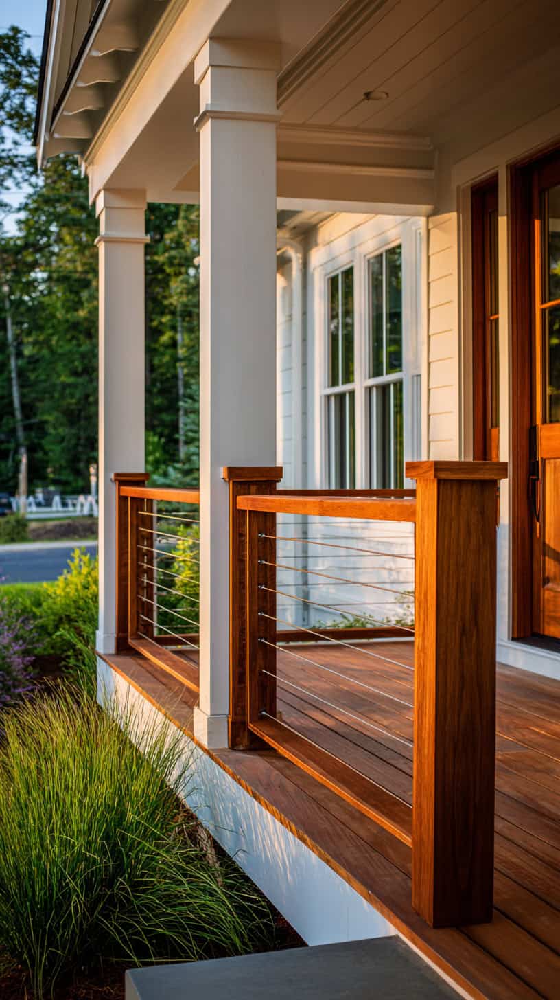 Modern Farmhouse Wood Railings - Image 1