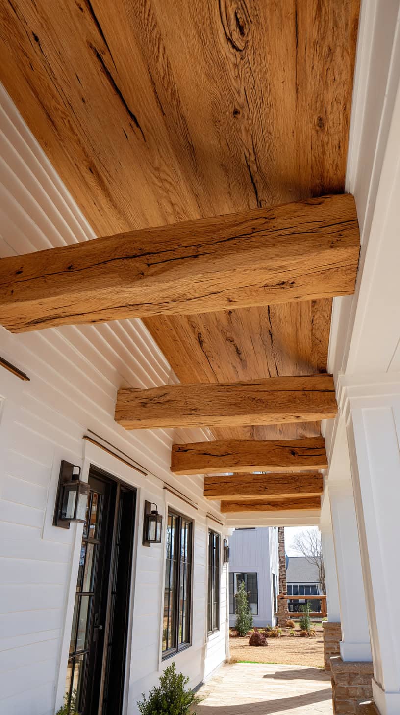 Natural Oak Beam Accents - Image 2