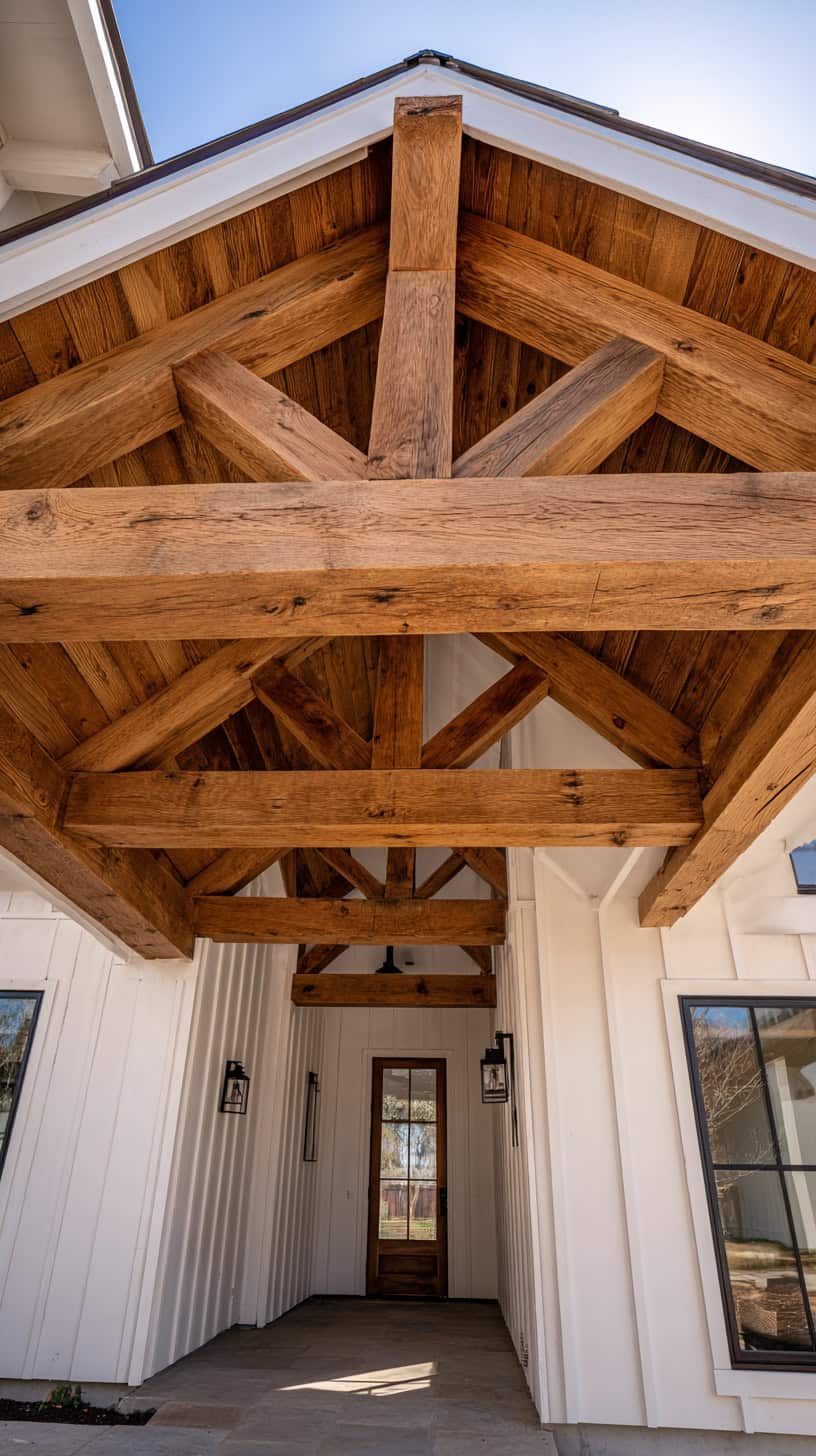 Natural Oak Beam Accents - Image 1