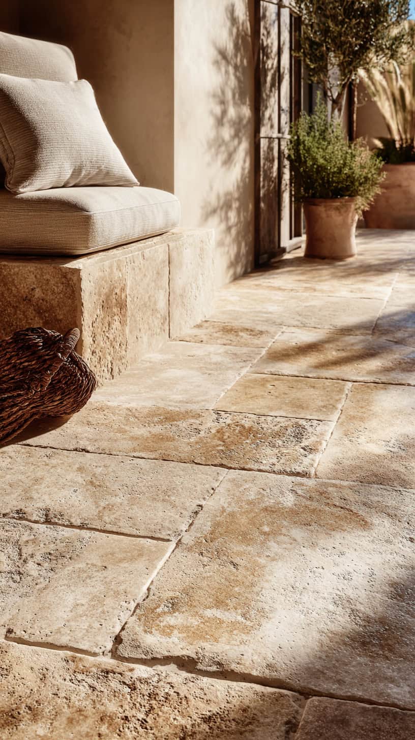 Natural Stone Tile Flooring - Image 1