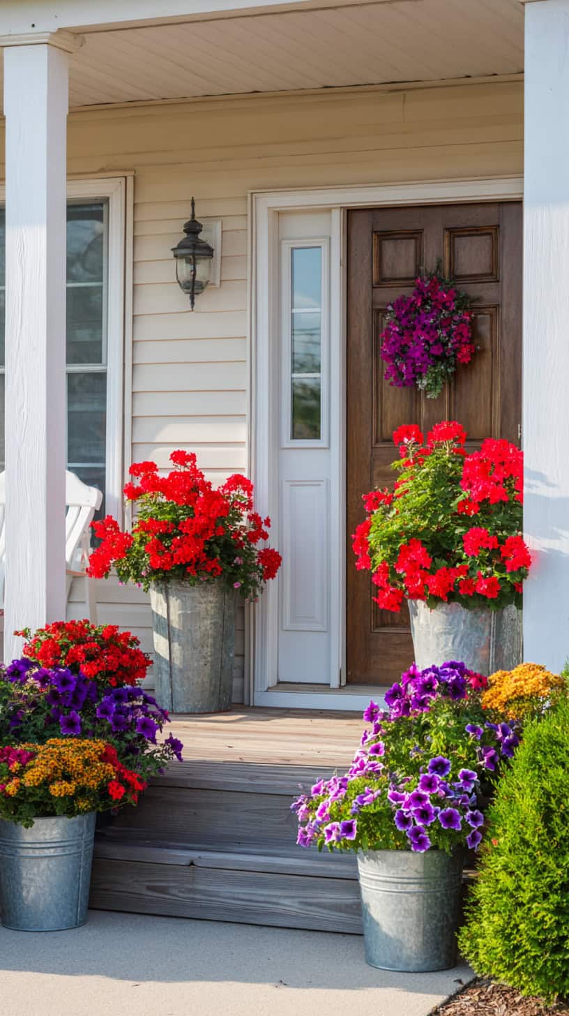 Outdoor Front Porch Ideas: Pops of Color for Busy Moms - Image 1