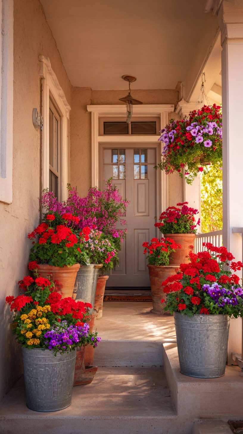 Outdoor Front Porch Ideas: Pops of Color for Busy Moms - Image 2