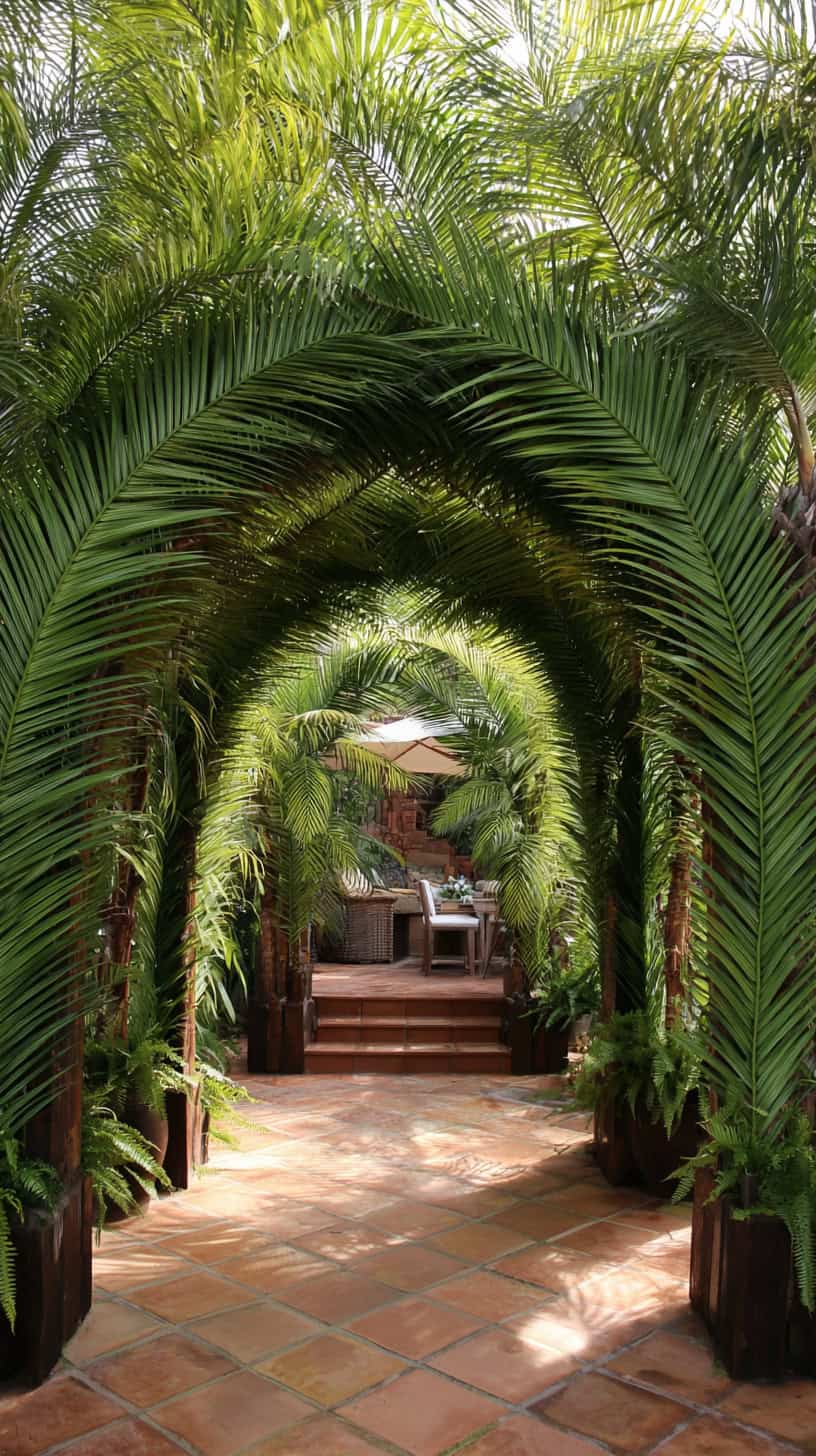 Palm Frond Archway - Image 1