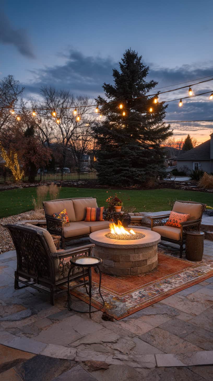 Patio Gas Fire Pit Area - Image 2