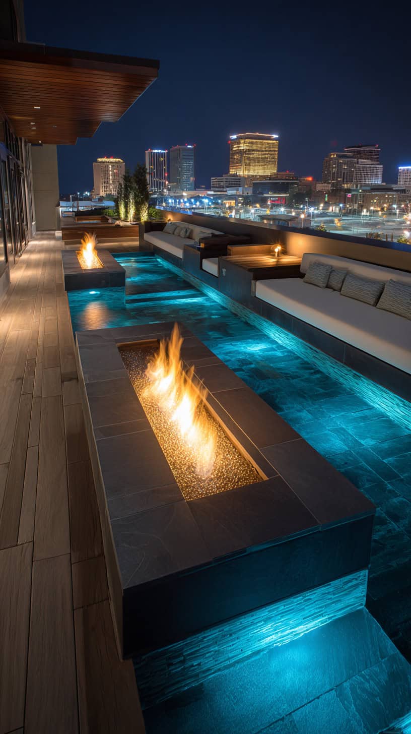 Plunge Pool Fire Feature - Image 1