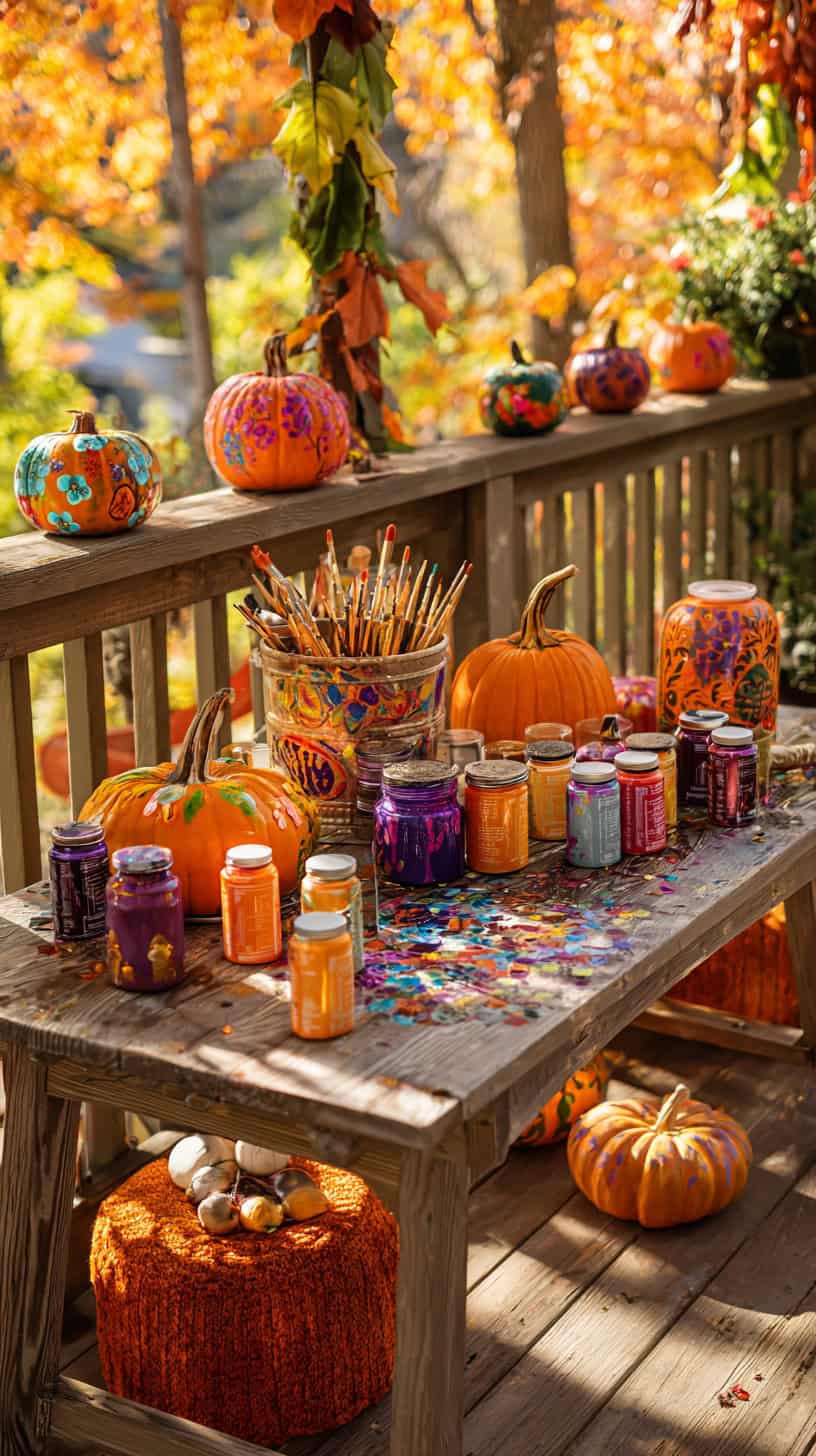 Porch Fall Deck Decorating Ideas Kids Love - Image 2