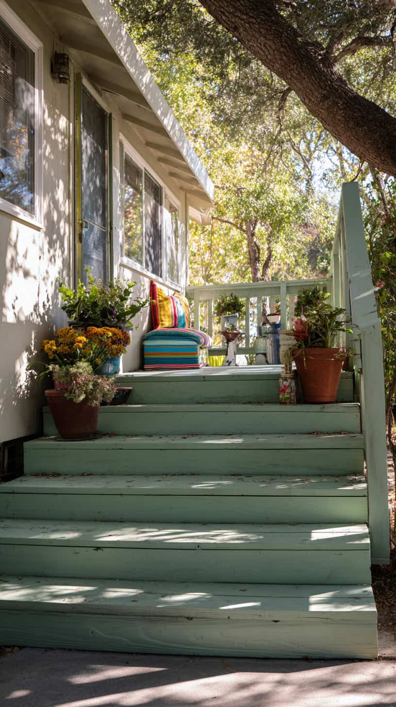 Porch Steps Ideas to Add Whimsical Family Charm - Image 1