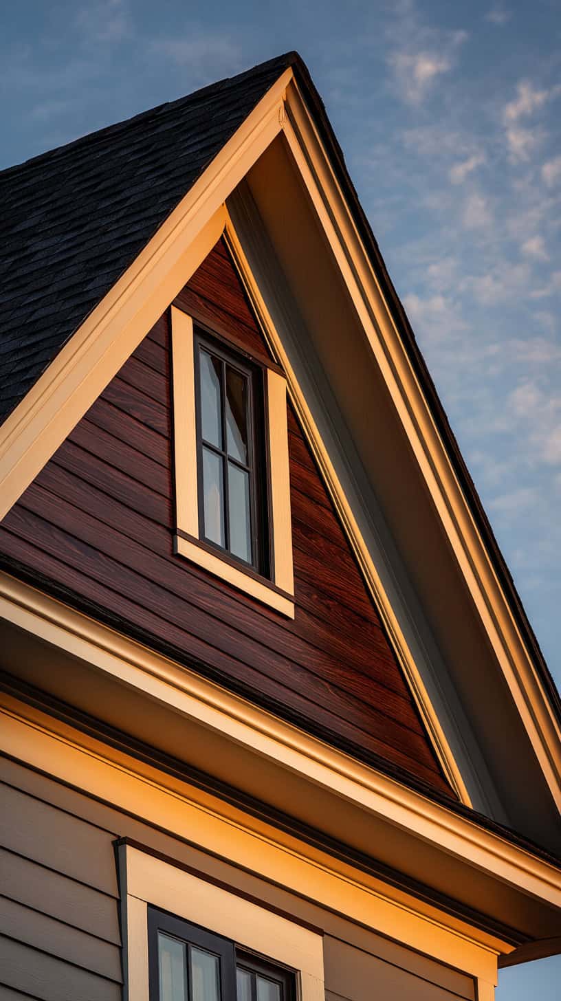 Rich Walnut Gable Trim - Image 2