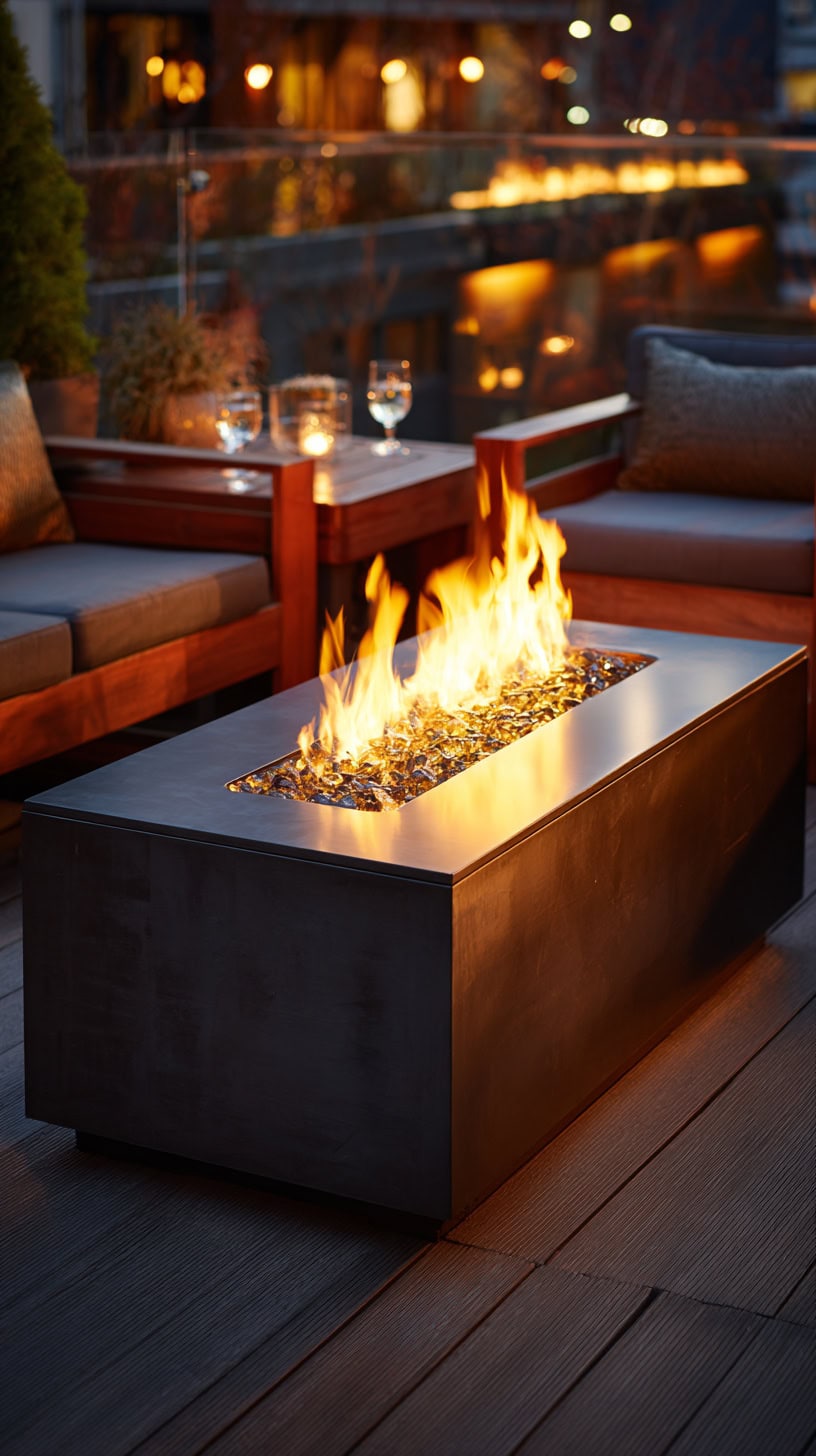 Rustic Fire Table - Image 1