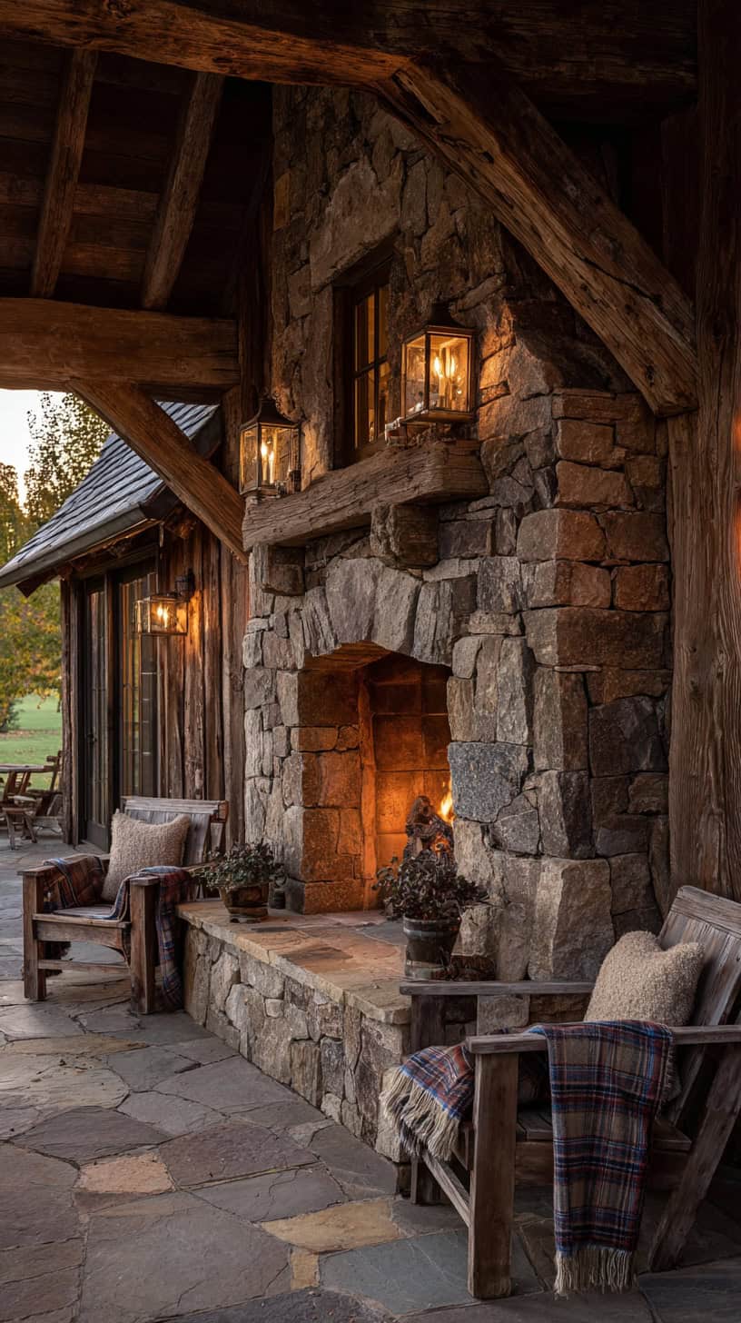 Rustic Outdoor Fireplaces for Family Fun - Image 1