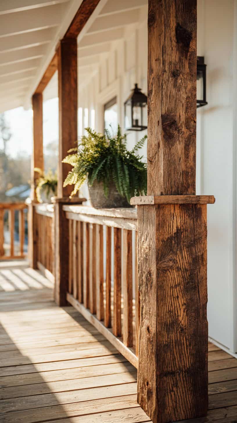 Rustic Wood Rail Accents - Image 2