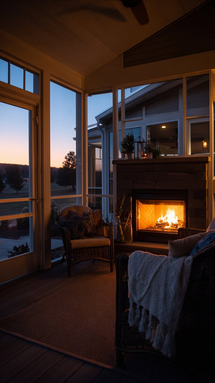 Screened In Porch with Fireplace Magic - Image 1